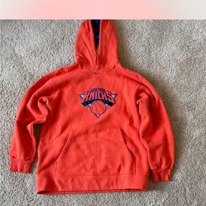 Vintage New York Knicks Orange Nike Hoodie
